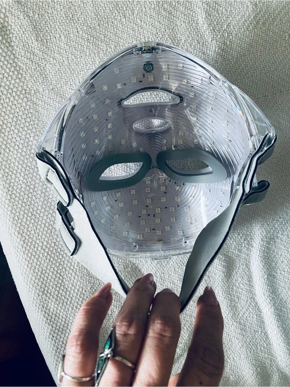 LED Light Therapy Face Mask - White